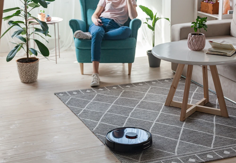 self cleaning mop and vacuum robot